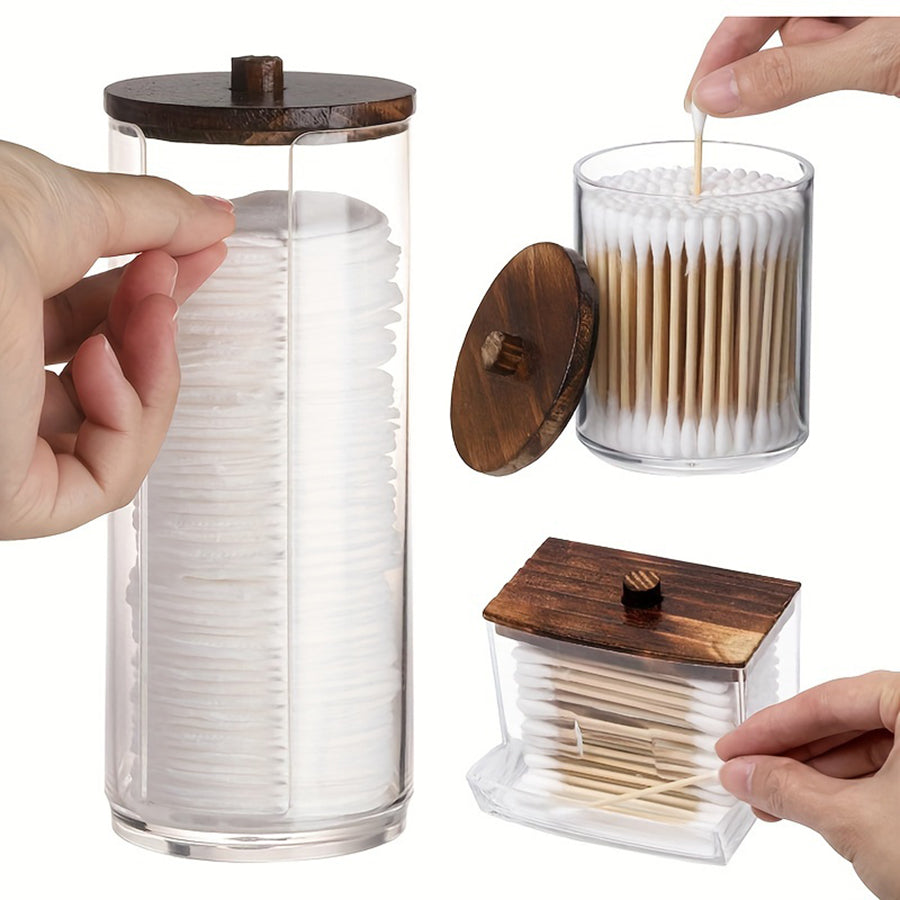 Cotton Pad Dispenser Jar