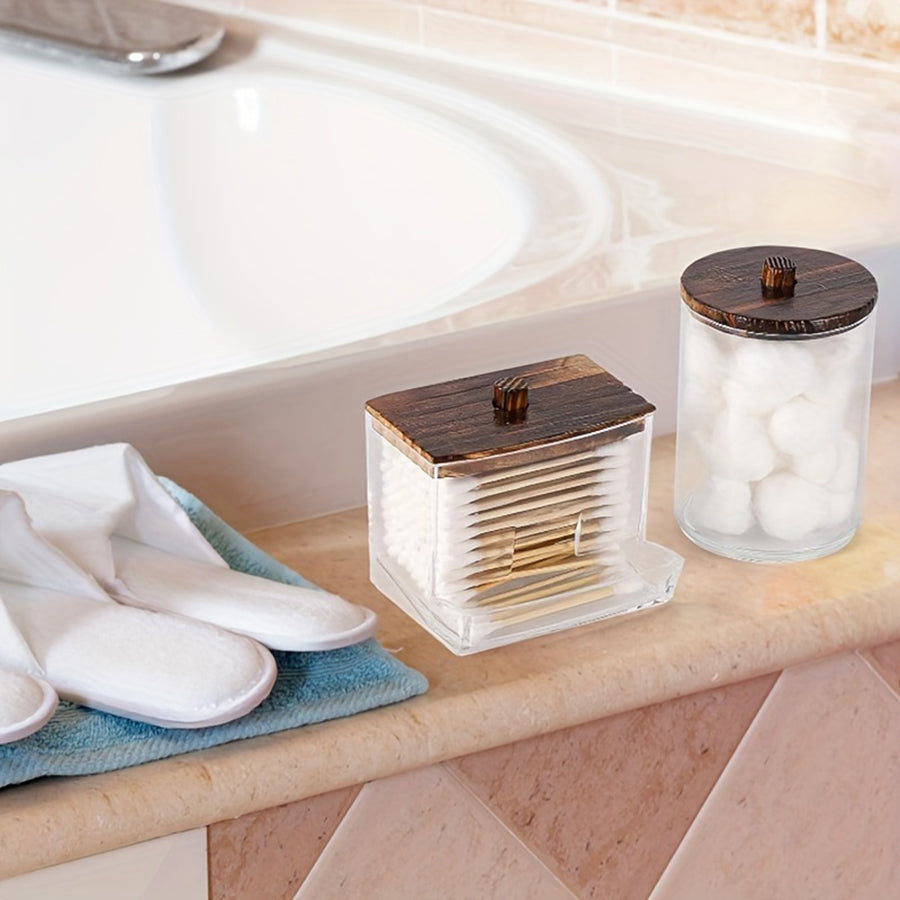 Cotton Pad Dispenser Jar