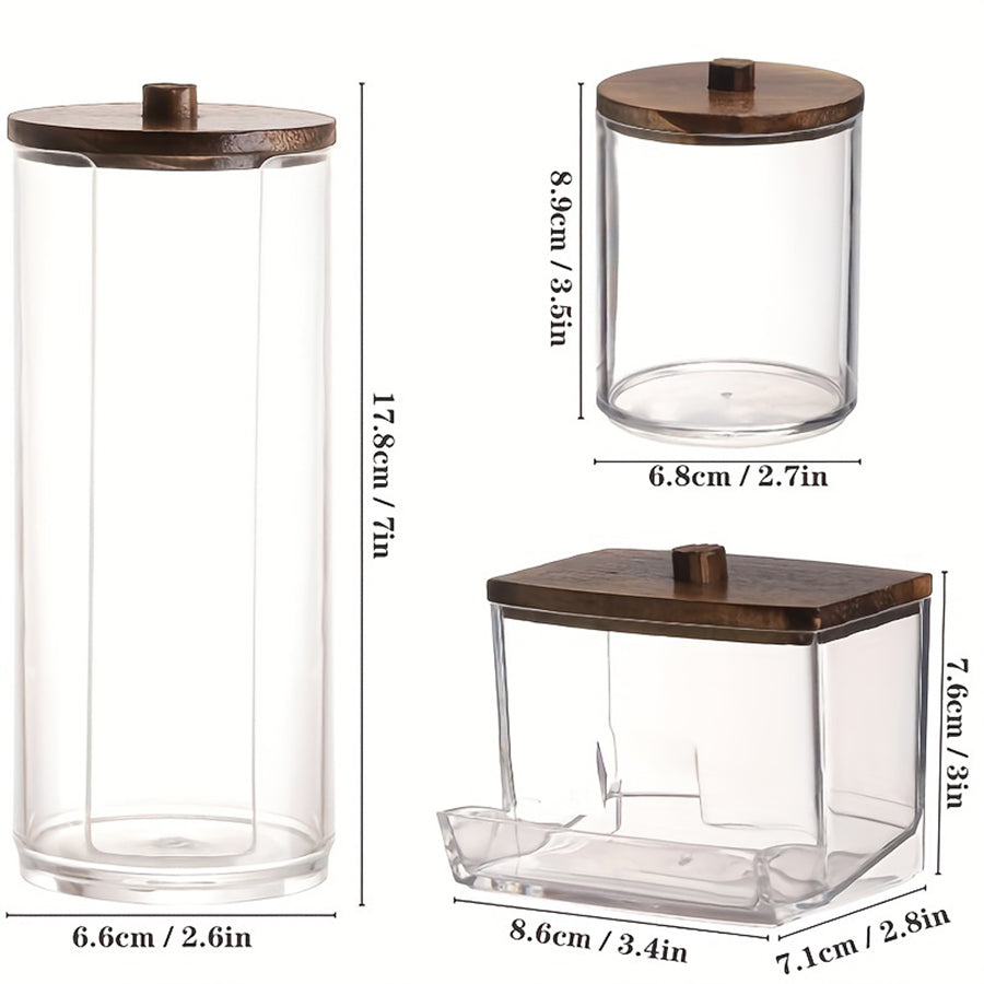Cotton Pad Dispenser Jar