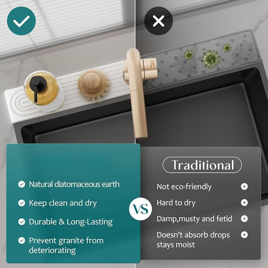Diatomite Faucet Drying Mat