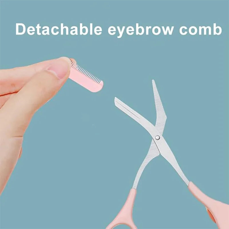 Eyebrow Razor Scissors Set