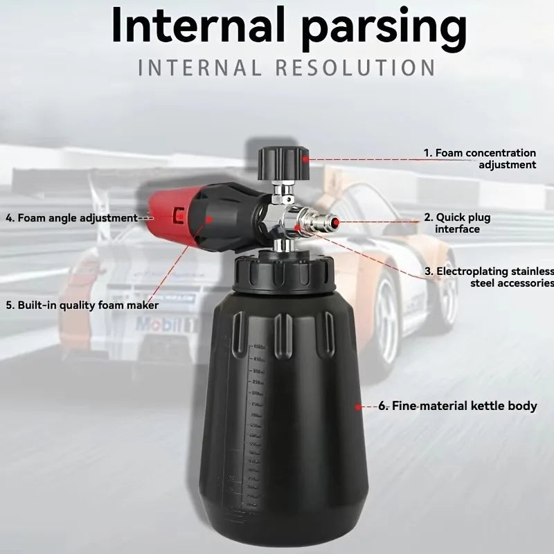 Pressure Washer Foam Gun Kit (5 Nozzles)