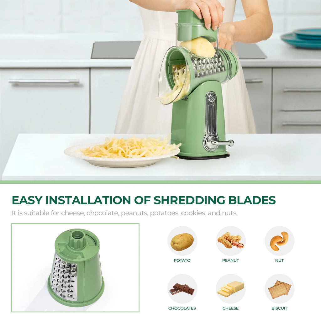 SUSTEAS Rotary Cheese Grater