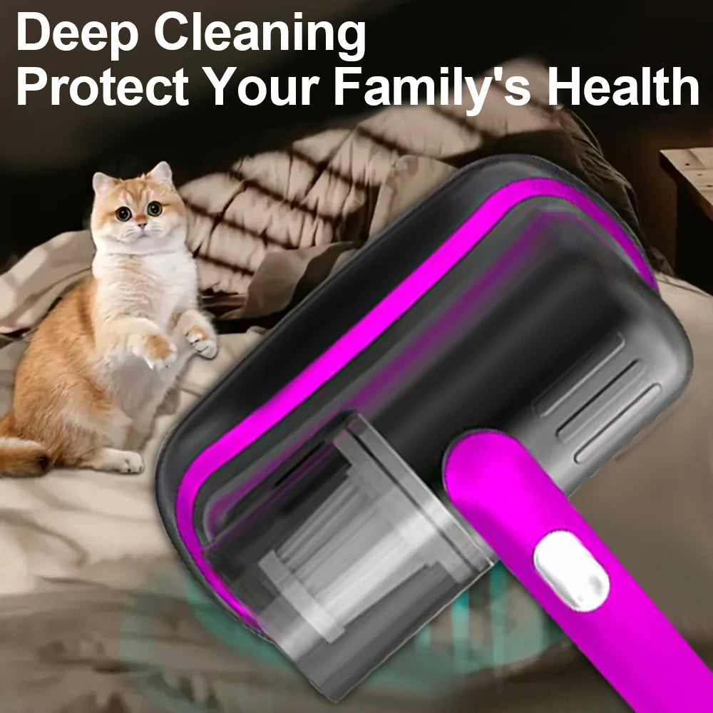 Handheld Mattress Vacuum with UV-C Light and HEPA Filter