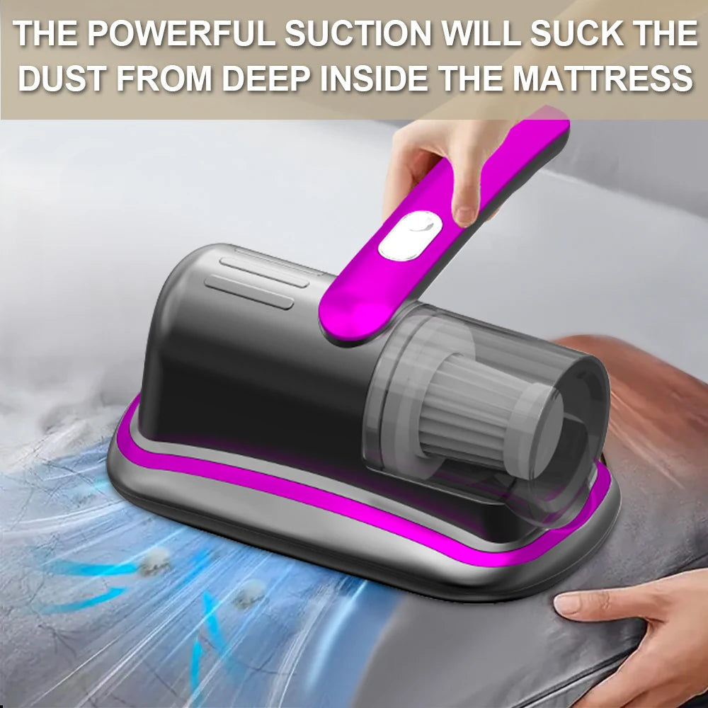 Handheld Mattress Vacuum with UV-C Light and HEPA Filter