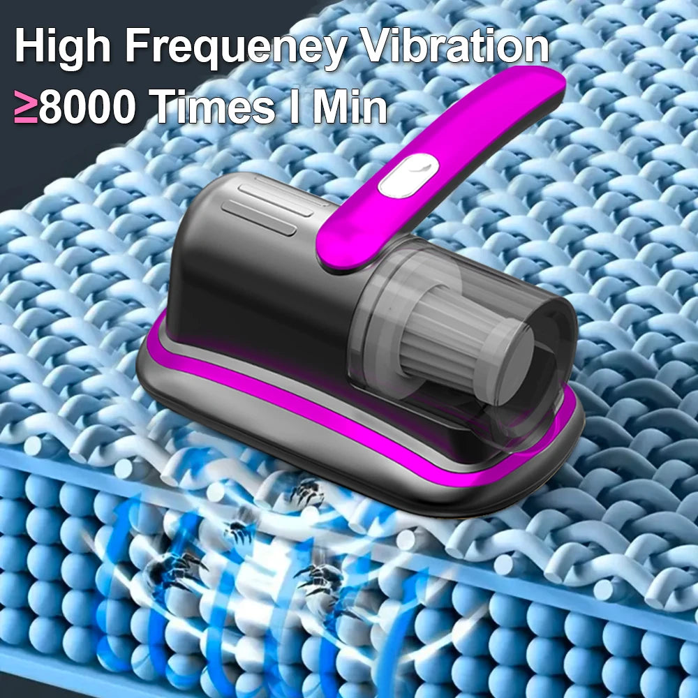 Handheld Mattress Vacuum with UV-C Light and HEPA Filter
