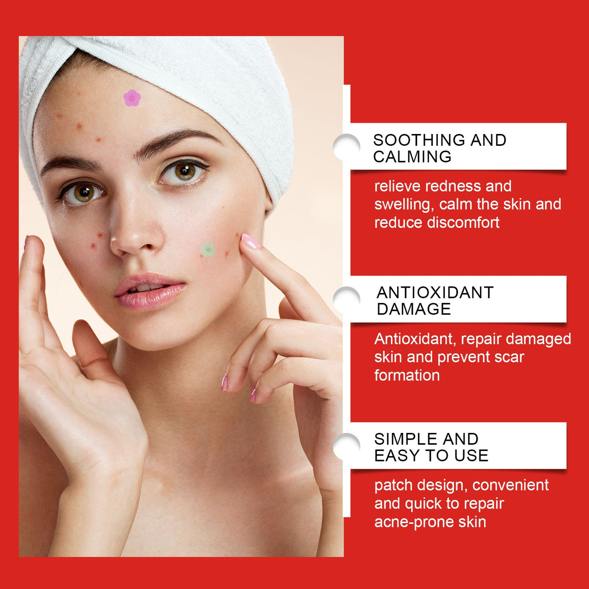 240pcs Heart & Star Hydrocolloid Acne Patches