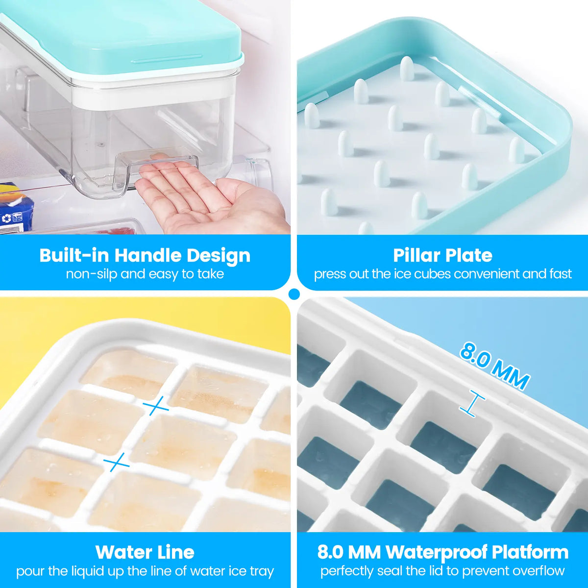 Flycity Ice Cube Tray Set