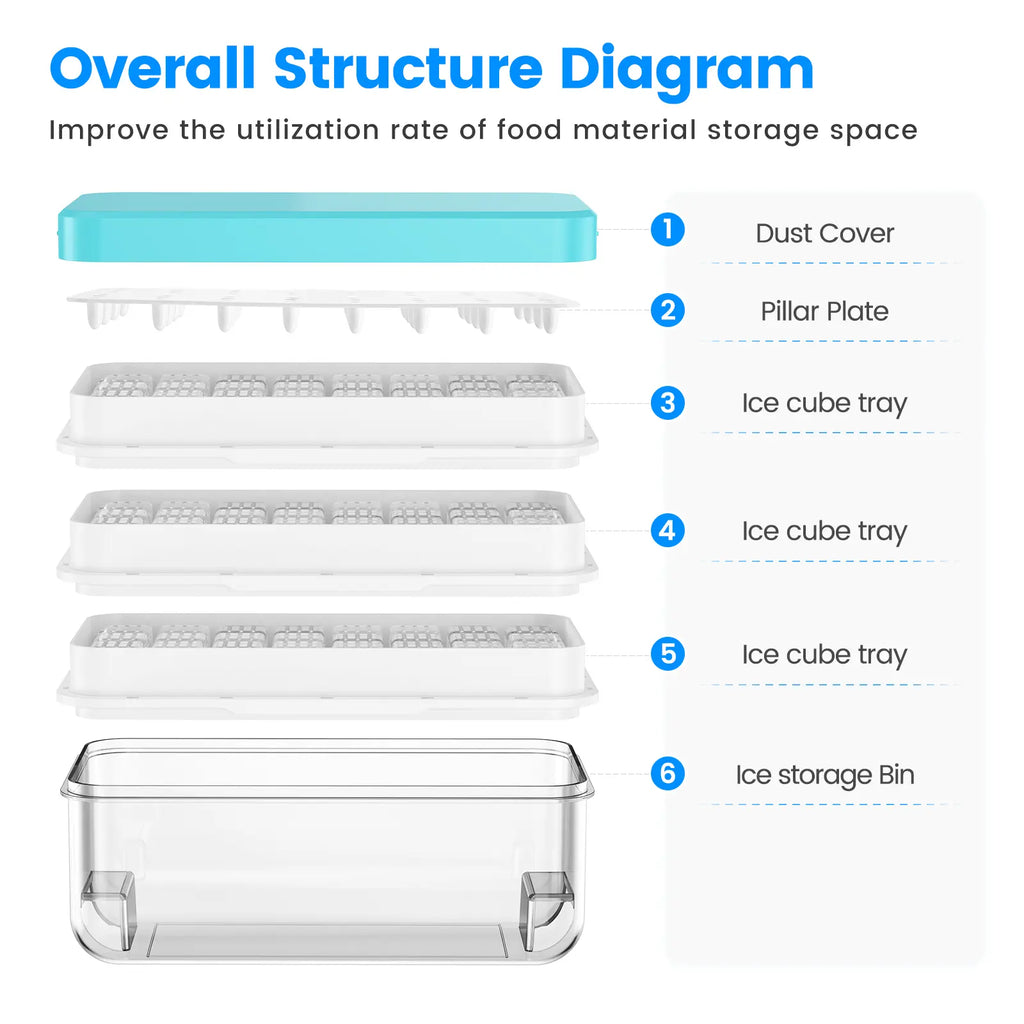 Flycity Ice Cube Tray Set