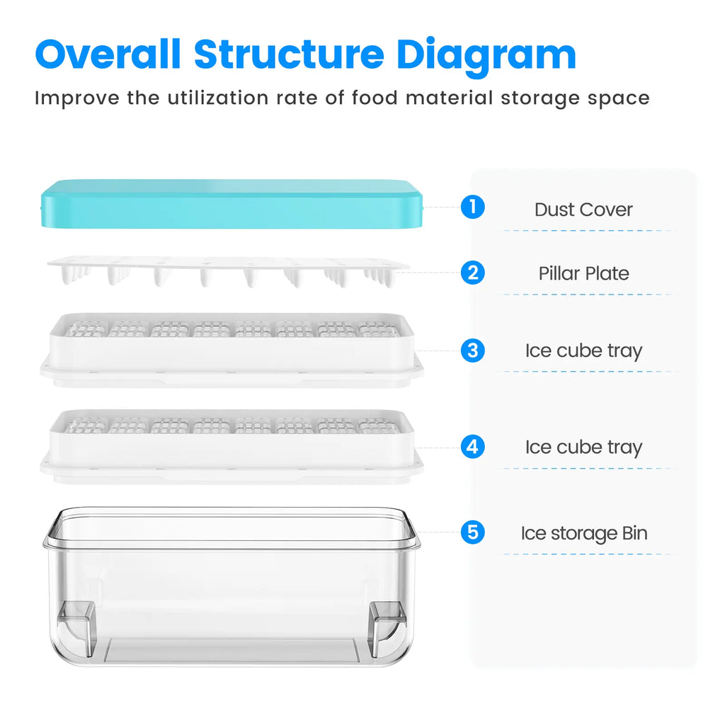 Flycity Ice Cube Tray Set