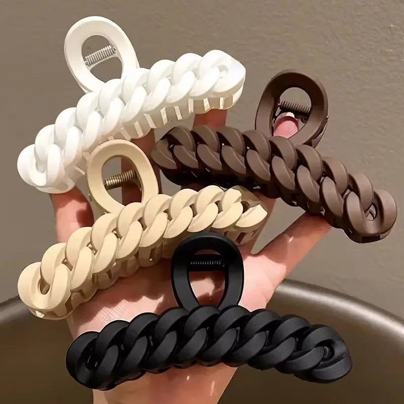 Korean Acrylic Matte Hair Claw