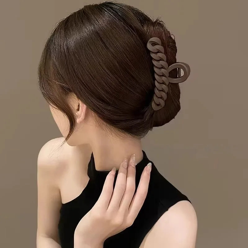Korean Acrylic Matte Hair Claw
