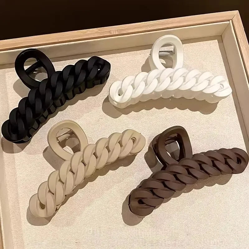 Korean Acrylic Matte Hair Claw