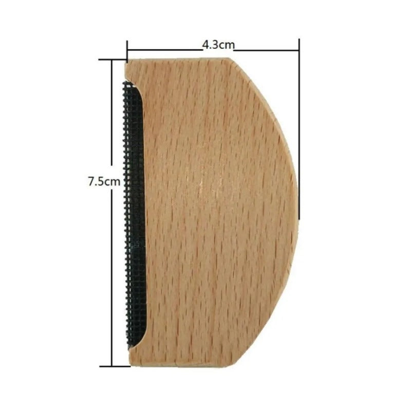 Manual Wooden Sweater Lint Remover