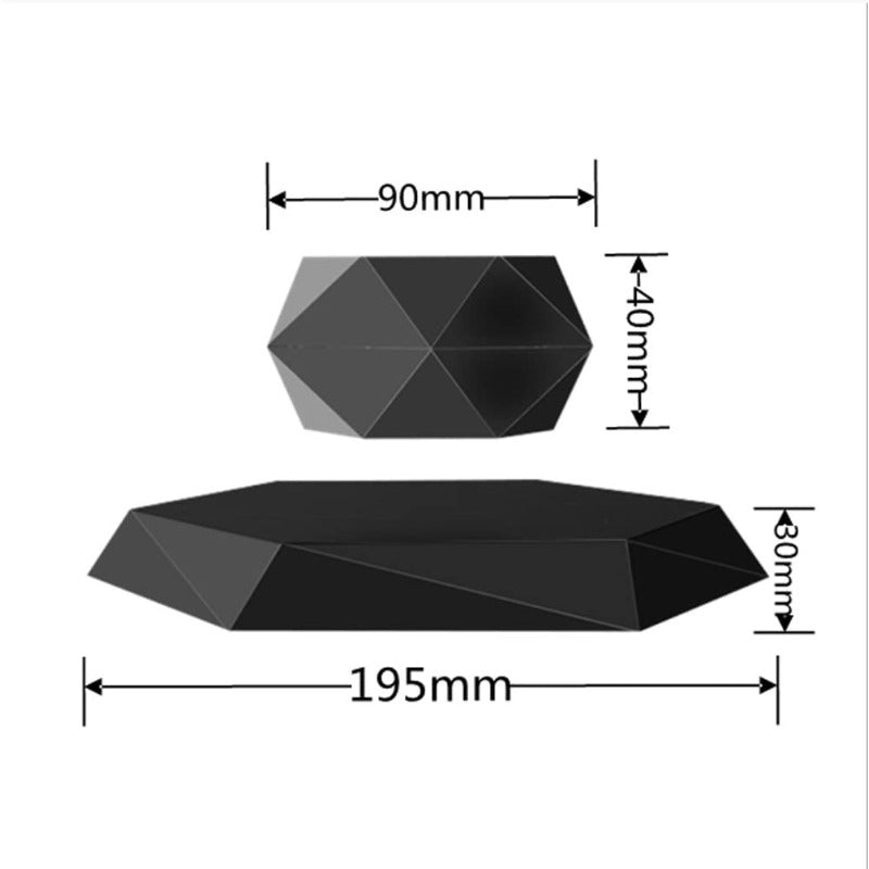 Magnetic Levitating Rotating Plant Pot
