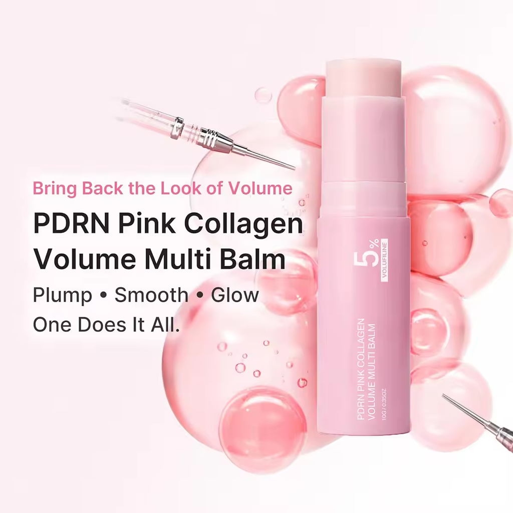 PDRN Pink Collagen Volume Multi Balm Stick – K-Beauty Glow