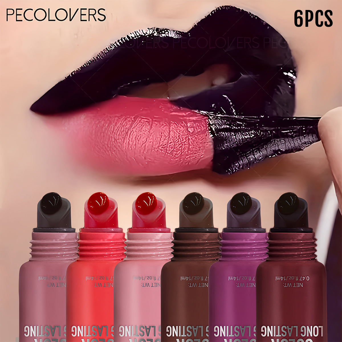 Peel-Off Lip Stain 4-Color Set