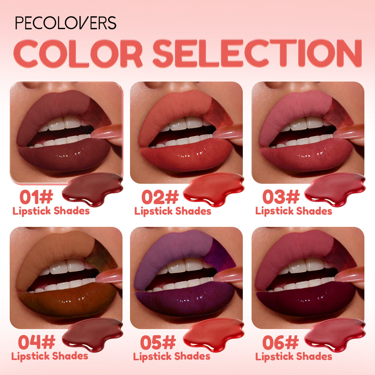 Peel-Off Lip Stain 4-Color Set