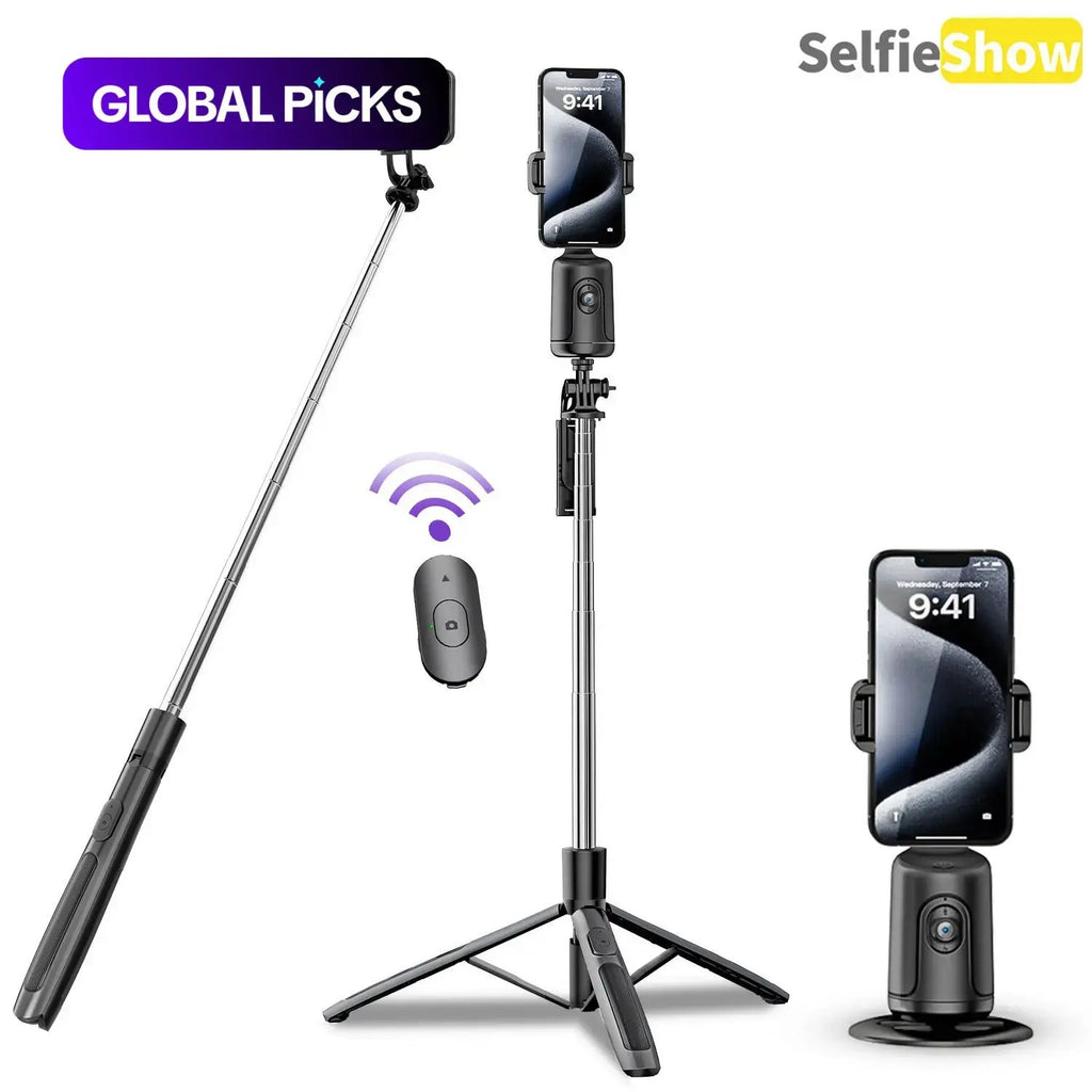 AI Face-Tracking Phone Tripod 360°
