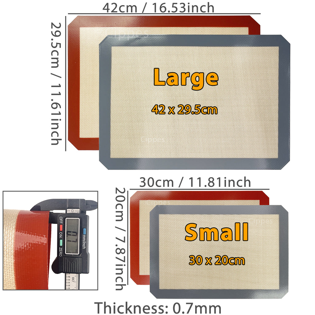 Silicone Oven Baking Mat Set