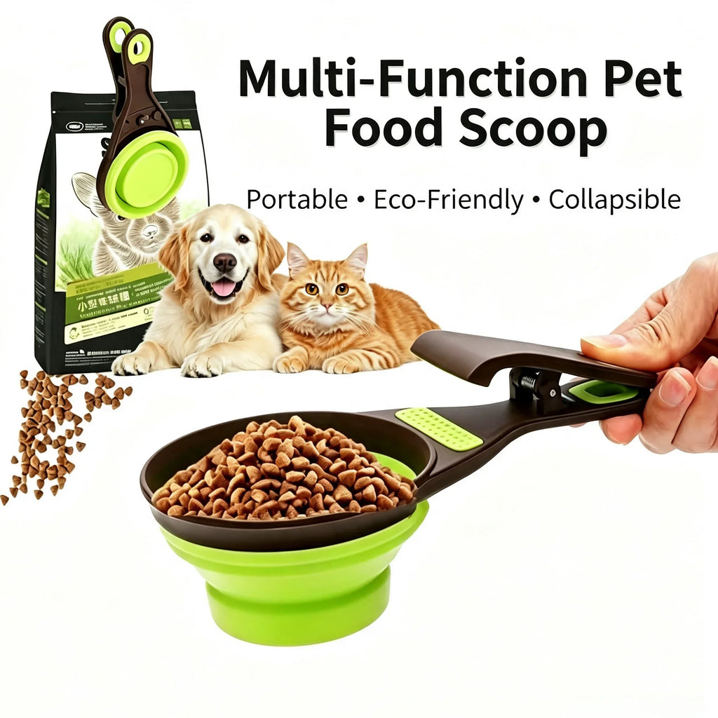 Silicone Pet Food Scoop Bag Clip