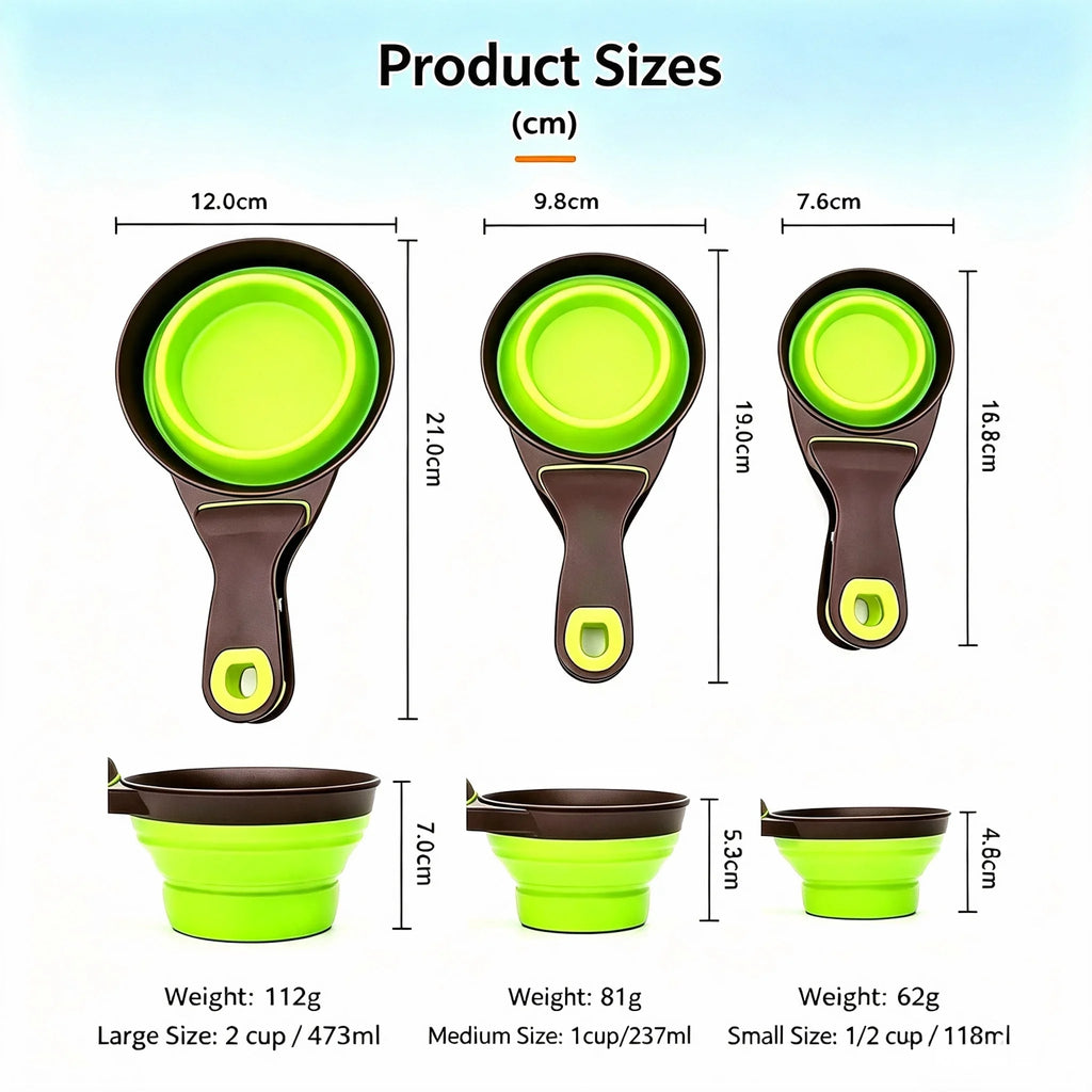 Silicone Pet Food Scoop Bag Clip