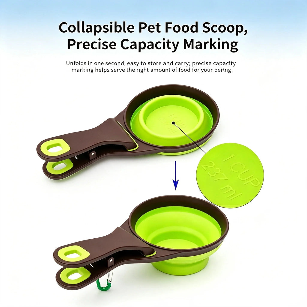 Silicone Pet Food Scoop Bag Clip