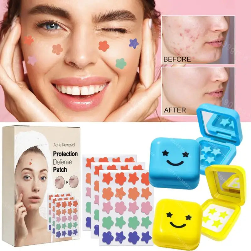 Star Acne Patch Kit with Mirror Box – Cute Hydrocolloid Patches