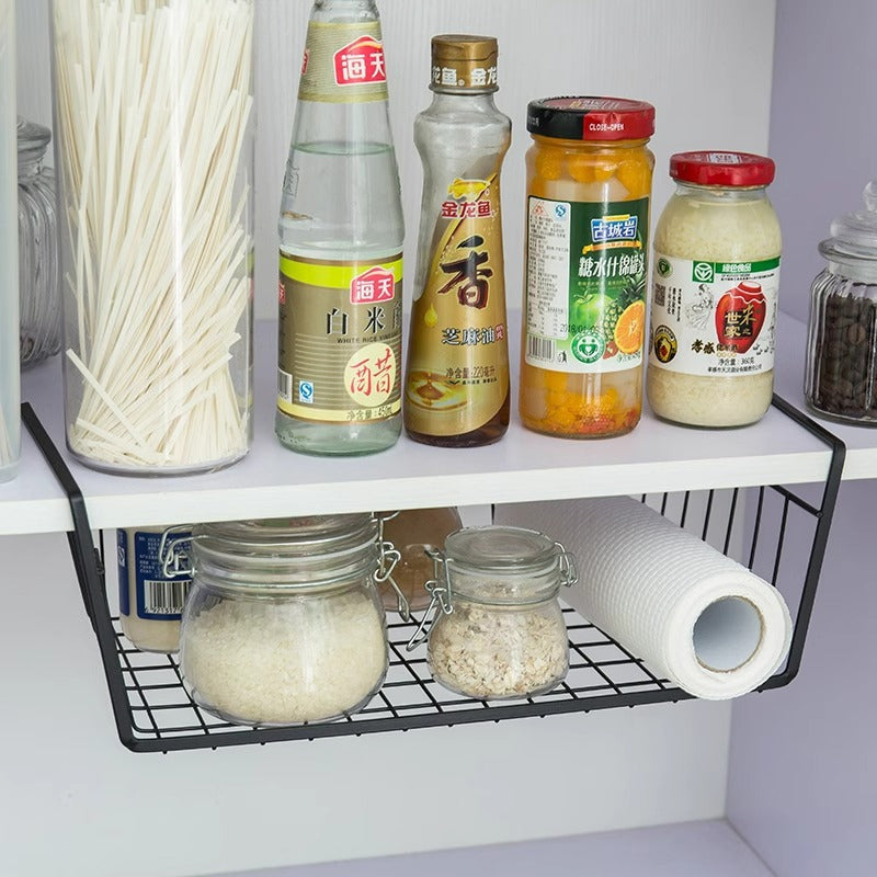 Under-Shelf Hanging Storage Basket